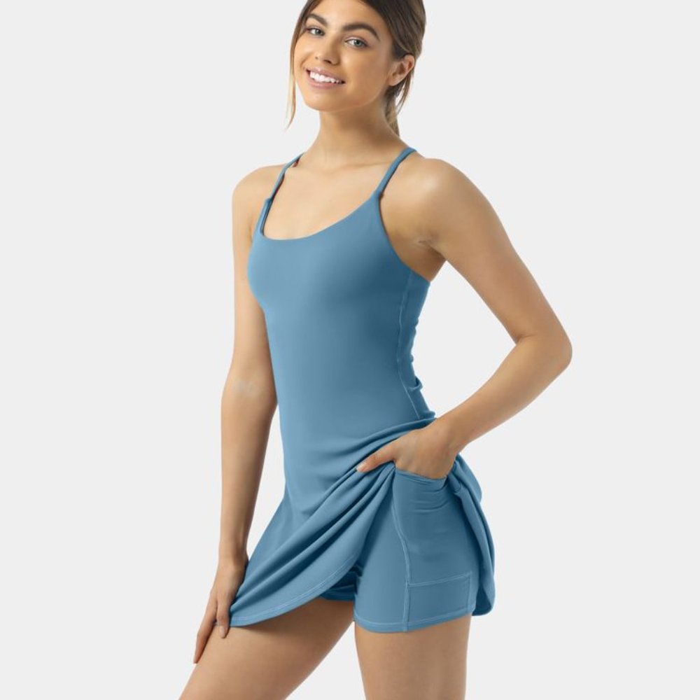 Halara Everyday Cloudful™ Fabric Backless Dress